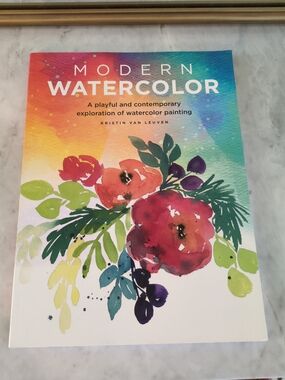 Modern Watercolor Book by Kristin Van Leuven (2017, Paperback)